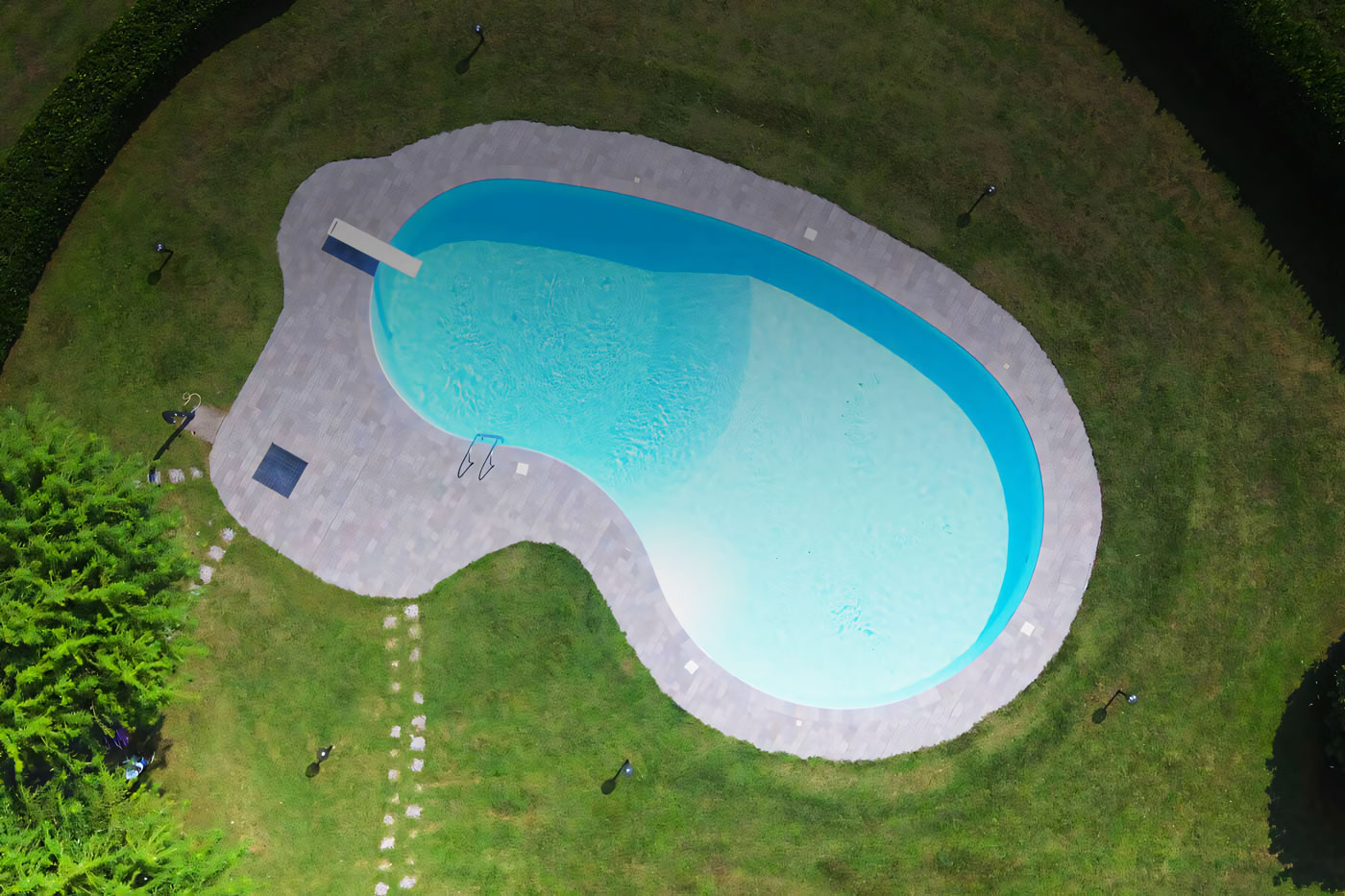 CLEVER-PISCINE foto con drone